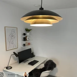 Dyberg Larsen DL45 hængelampe metal sort