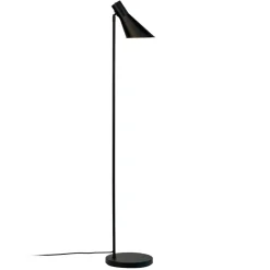 Dyberg Larsen gulvlampe DL12, sort, højde 139 cm, metal