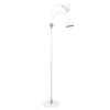 Dyberg Larsen Gulvlampe Lilje, hvid, højde 135 cm, 2 lyskilder.