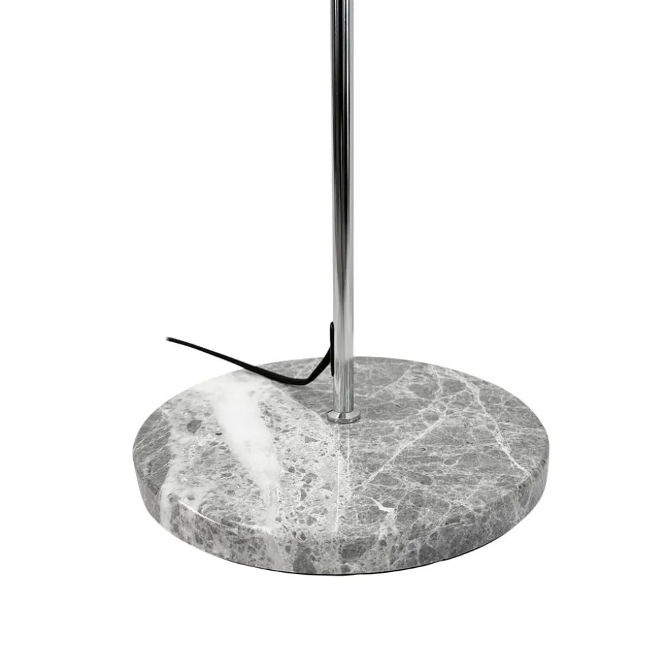 Dyberg Larsen Gulvlampe Stockholm, højde 143 cm metal/marmor