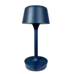 Dyberg Larsen LED-bordlampe Flow, blå, højde 25 cm