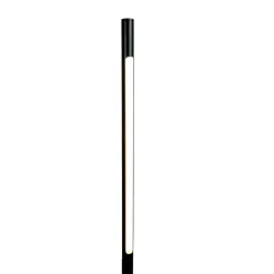 Dyberg Larsen LED-gulvlampe Vagner, sort, højde 150 cm