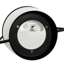 Dyberg Larsen LED-solcellelampe Summer, hvid/sort Højde 26 cm