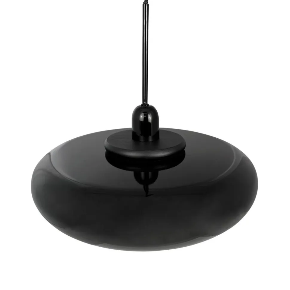 Dyberg Larsen Planet hængelampe, sort, Ø 40 cm, metal