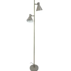 Dyberg Larsen Sleep gulvlampe, brun, højde 165 cm, stål