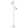 Dyberg Larsen Sleep gulvlampe, kridhvid, højde 165 cm, stål