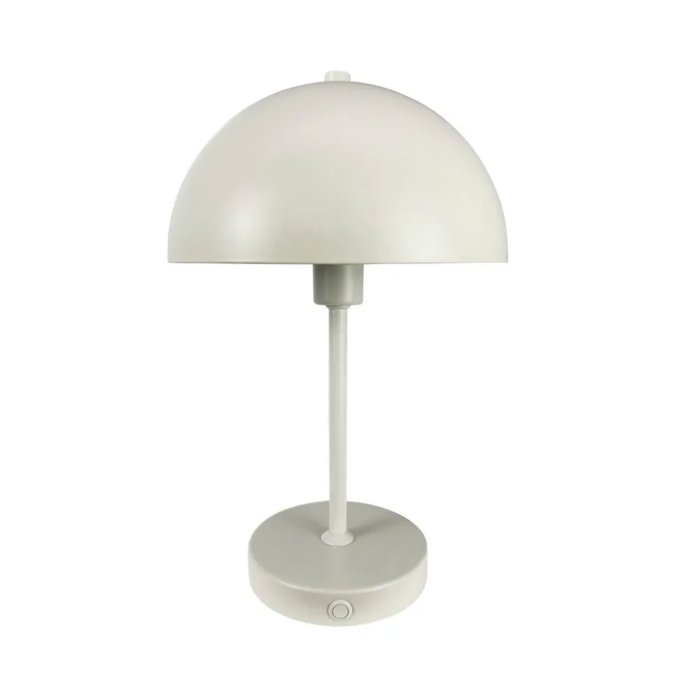 Dyberg Larsen Stockholm bordlampe til opladning, perlehvid