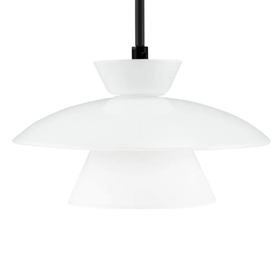 Dyberg Larsen Valby pendellampe i glas, Ø 20cm