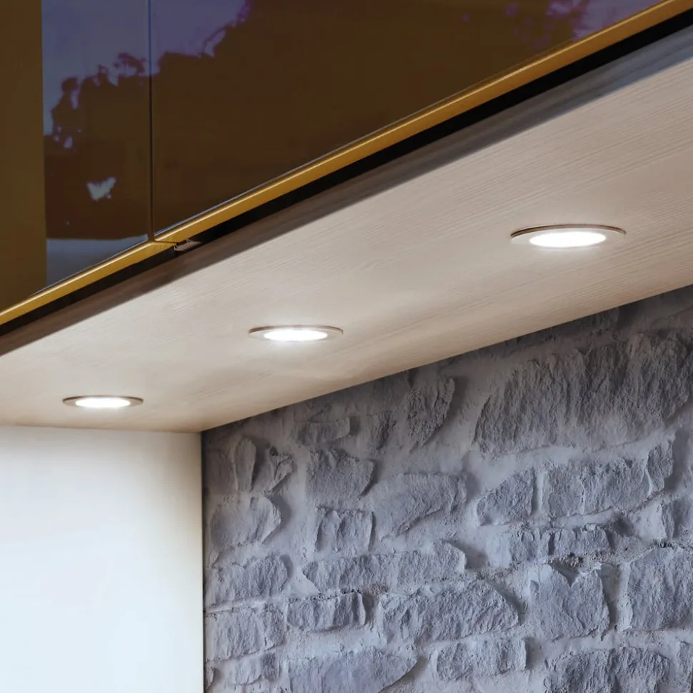 Dynamic FR 55 LED-møbelindbygningslampe, 3 stk.