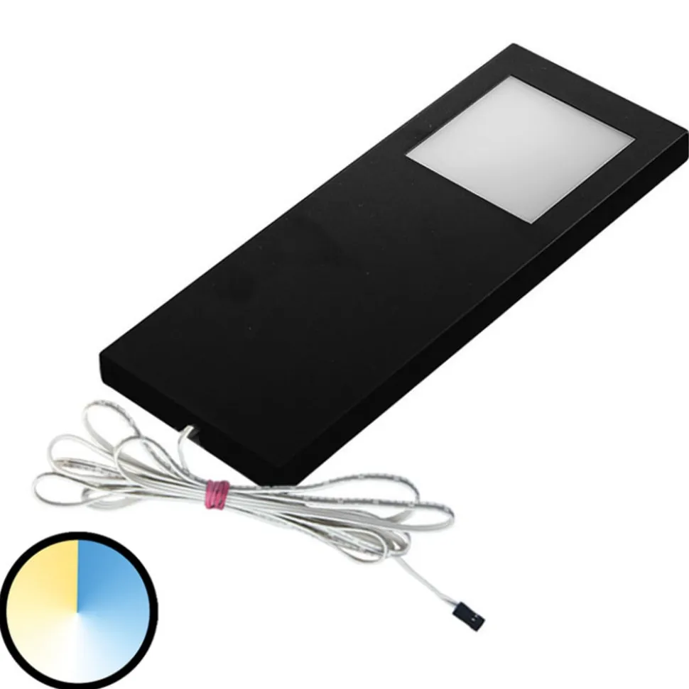 Dynamic LED Slim-Pad F underskabslampe 1stk., sort