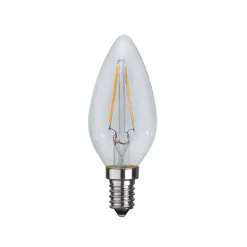 E14 B35 LED-kertepære 2 W 2.700 K filament 250lm