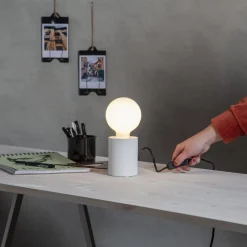 E27 G95 LED-globepære 7,5 W 3-trins-dæmpning opal
