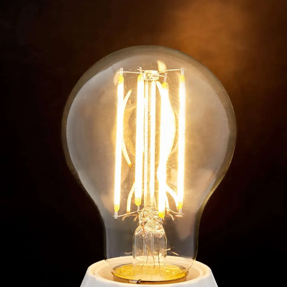 E27 LED-filament 7 W 806lm 2.700 K klar, 3 stk
