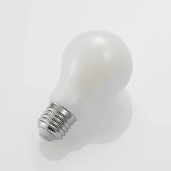 E27 LED-pære 6 W 2.700 K, kan dæmpes, opal