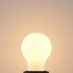 E27 LED-pære 6 W 2.700 K, kan dæmpes, opal