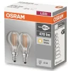 E14 4W 827 LED dråbepære i 2'er sæt
