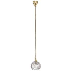 EBB & FLOW Rowan hængelampe, guld Ø 15,5cm