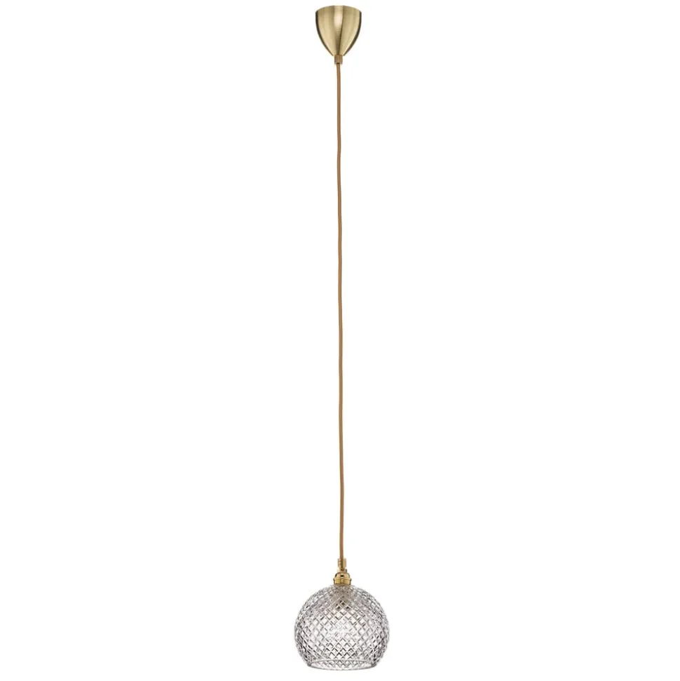 EBB & FLOW Rowan hængelampe, guld Ø 15,5cm