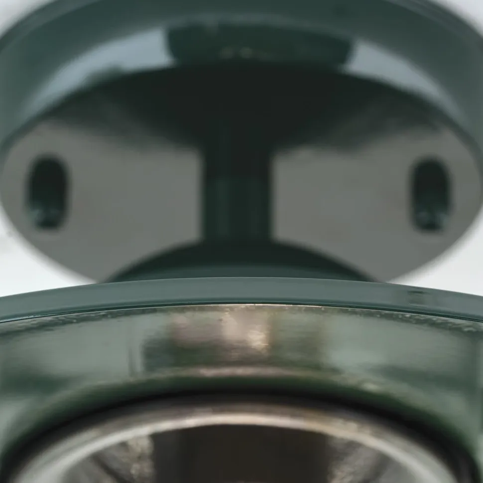 Edward udendørs loftlampe, grøn, Ø 27,5 cm, aluminium/glas