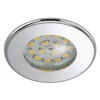 Effektivt Nikas IP44 LED-indbygningsspot, krom