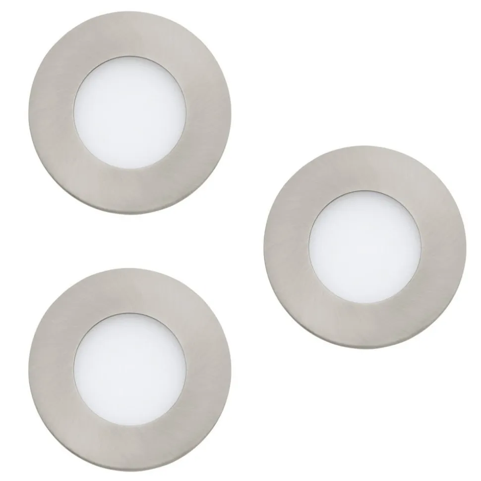 EGLO connect Fueva-C LED indbygningsspot 8,6 cm, sæt med 3 stk