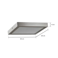 EGLO connect Fueva-C loftlampe 30cm nikkel