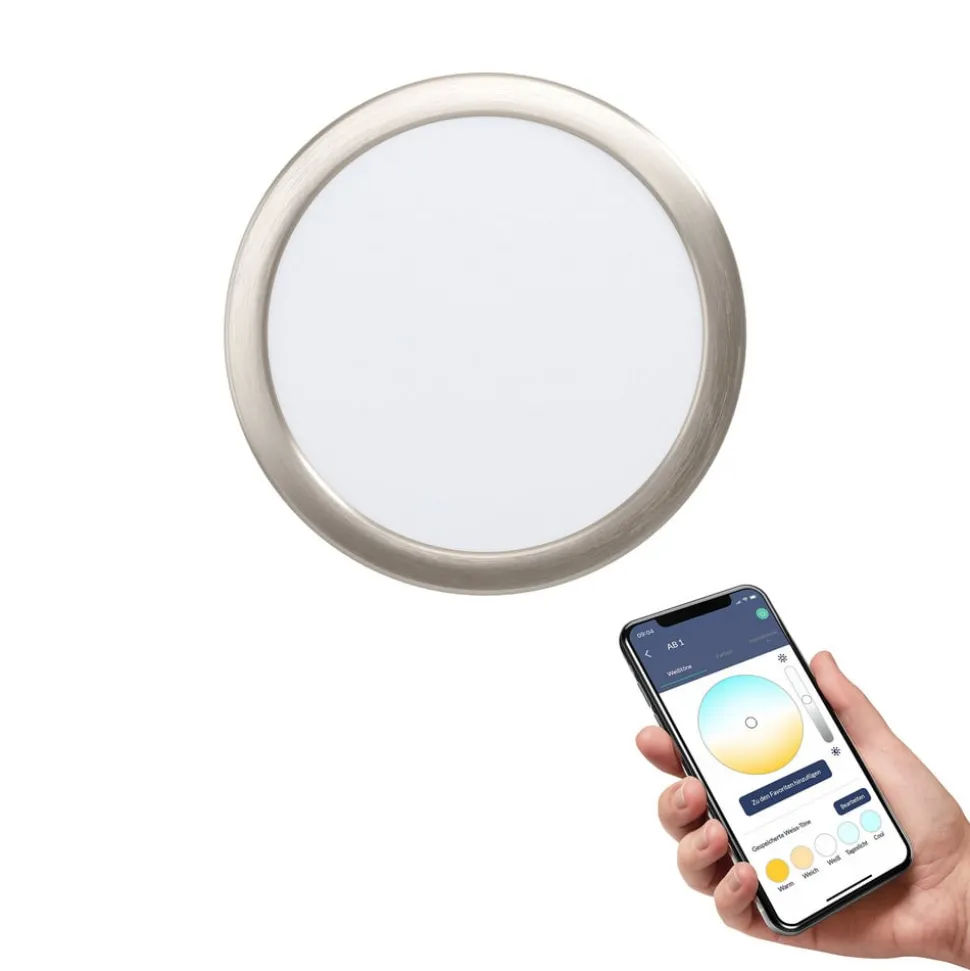 EGLO connect Fueva-Z lampe 21,6cm nikkel
