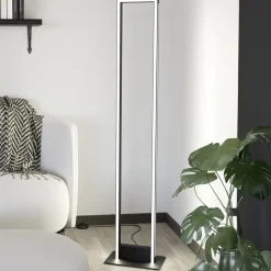 EGLO connect LED-gulvlampe Savilanas-Z, sort, CCT