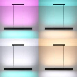 EGLO connect LED-hængelampe Andreas-Z, sort, stål