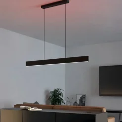 EGLO connect LED-hængelampe Andreas-Z, sort, stål
