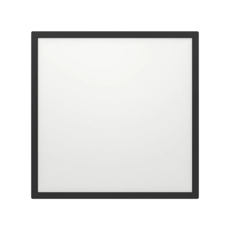 EGLO connect LED-loftlampe Rovito-Z, sort, 50 x 50 cm