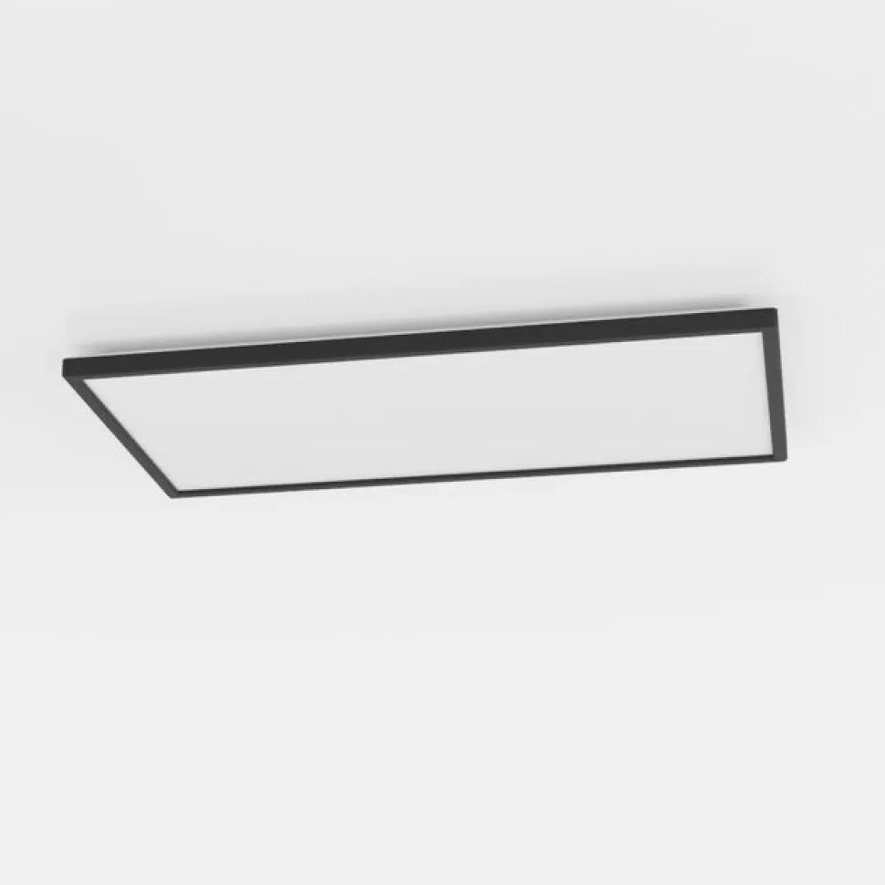 EGLO connect LED-loftlampe Rovito-Z, sort, 57 x 30 cm