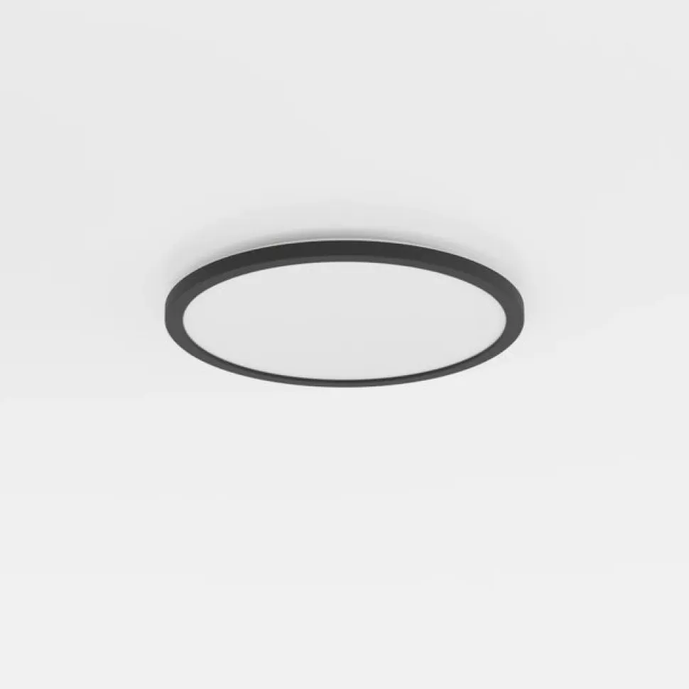 EGLO connect LED-loftlampe Rovito-Z, sort, Ø 39 cm
