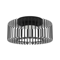 EGLO connect LED-loftlampe Ginestrone-Z, sort, aluminium