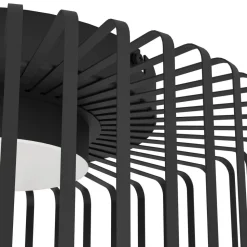 EGLO connect LED-loftlampe Ginestrone-Z, sort, aluminium