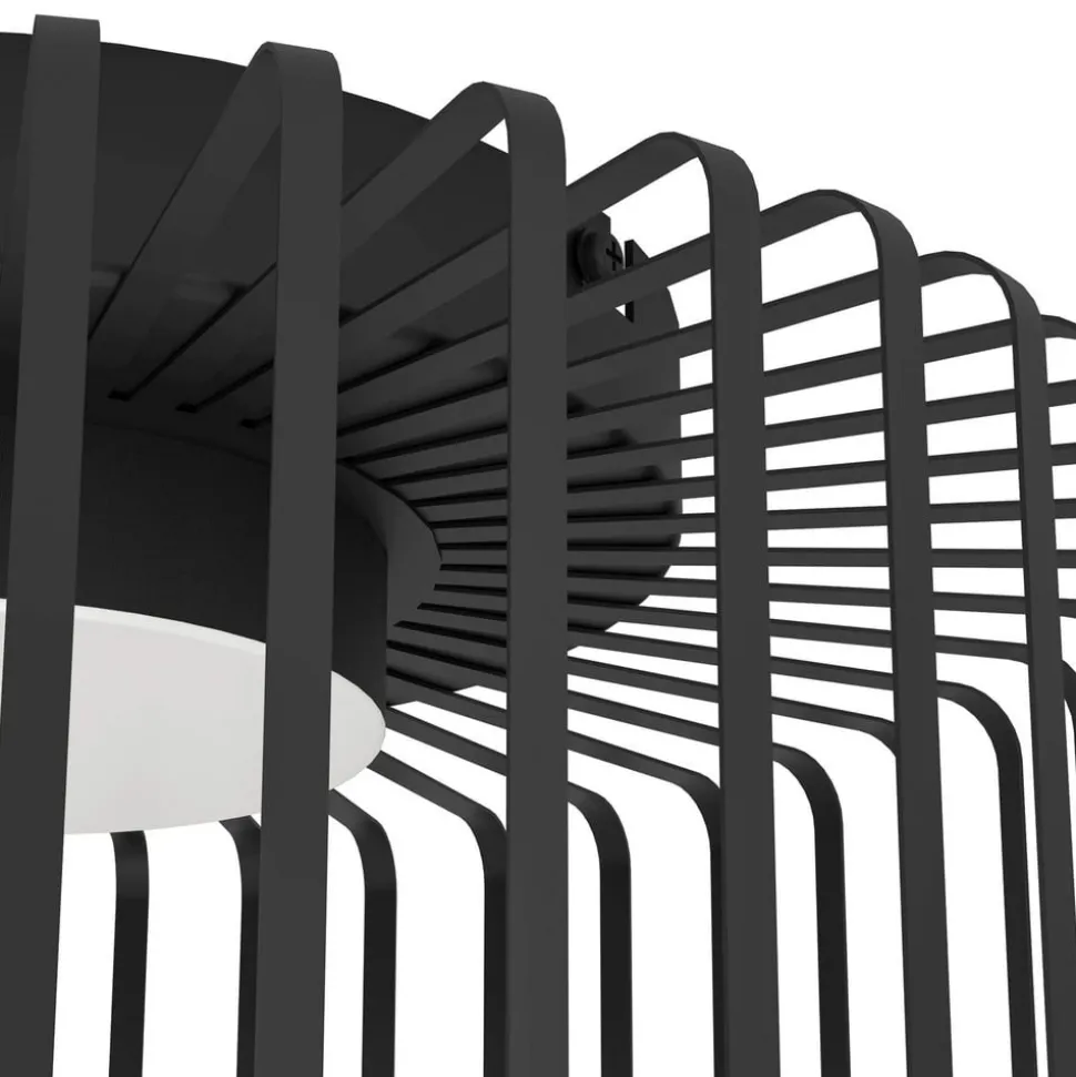 EGLO connect LED-loftlampe Ginestrone-Z, sort, aluminium