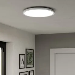 EGLO connect LED-loftlampe Rovito-Z, hvid, Ø 39 cm
