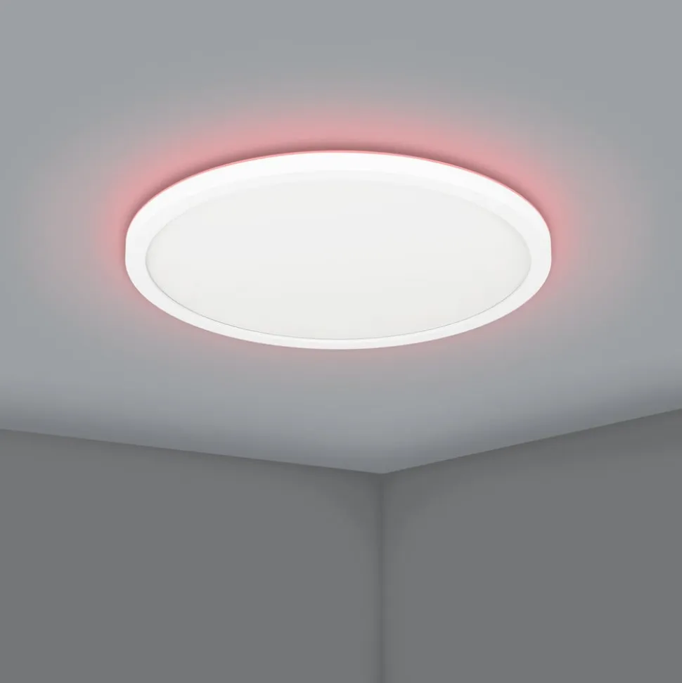 EGLO connect LED-loftlampe Rovito-Z, hvid, Ø 30 cm