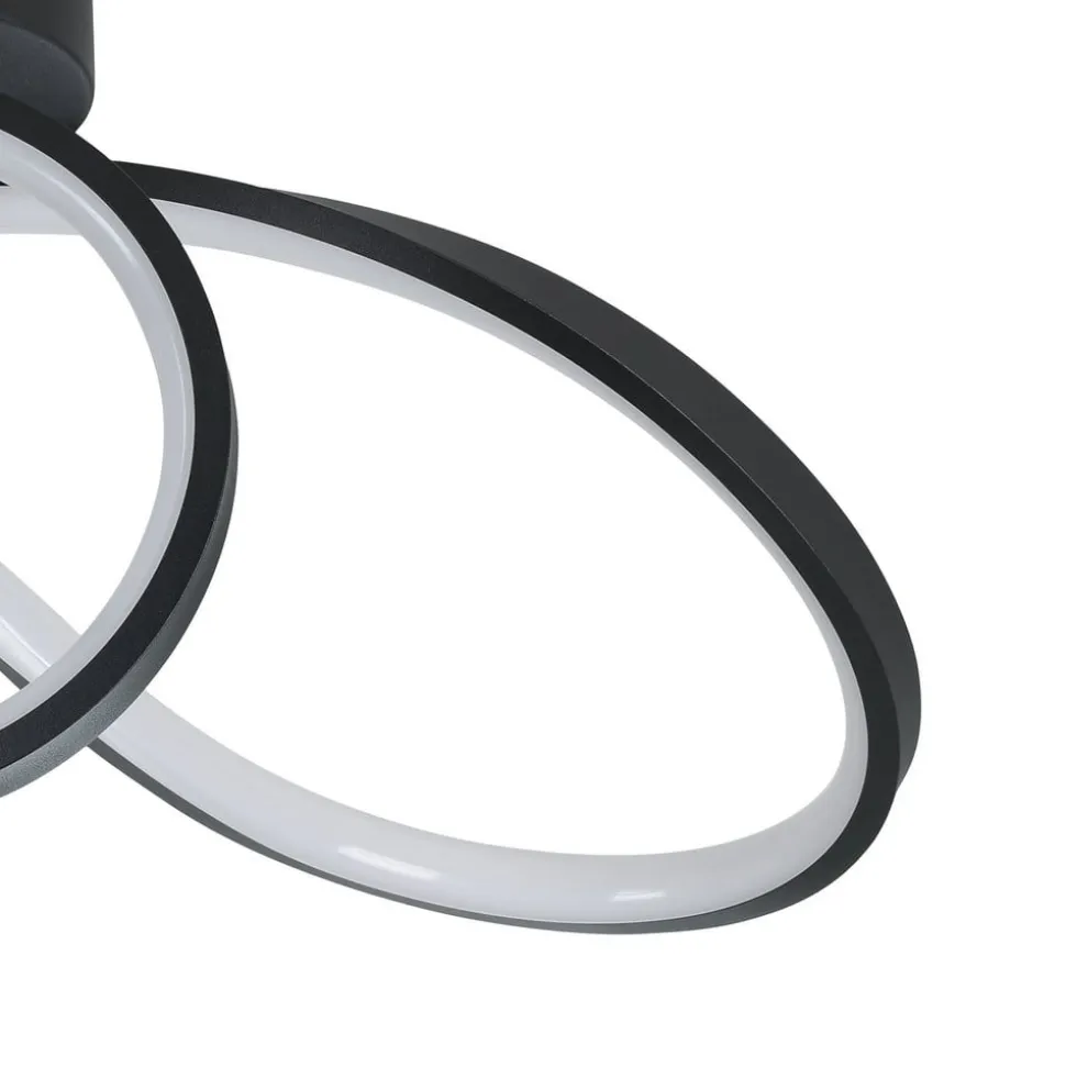EGLO connect LED-loftlampe Calarossa-Z, sort, aluminium
