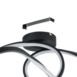 EGLO connect LED-loftlampe Calarossa-Z, sort, aluminium