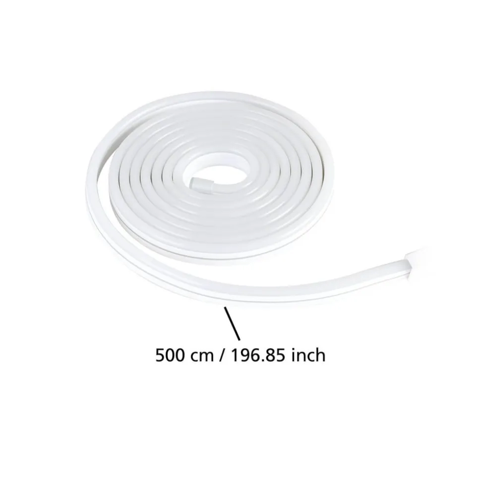 EGLO connect LED-Strip Neon Stripe-Z, 5 M., RGB, CCT, hvid