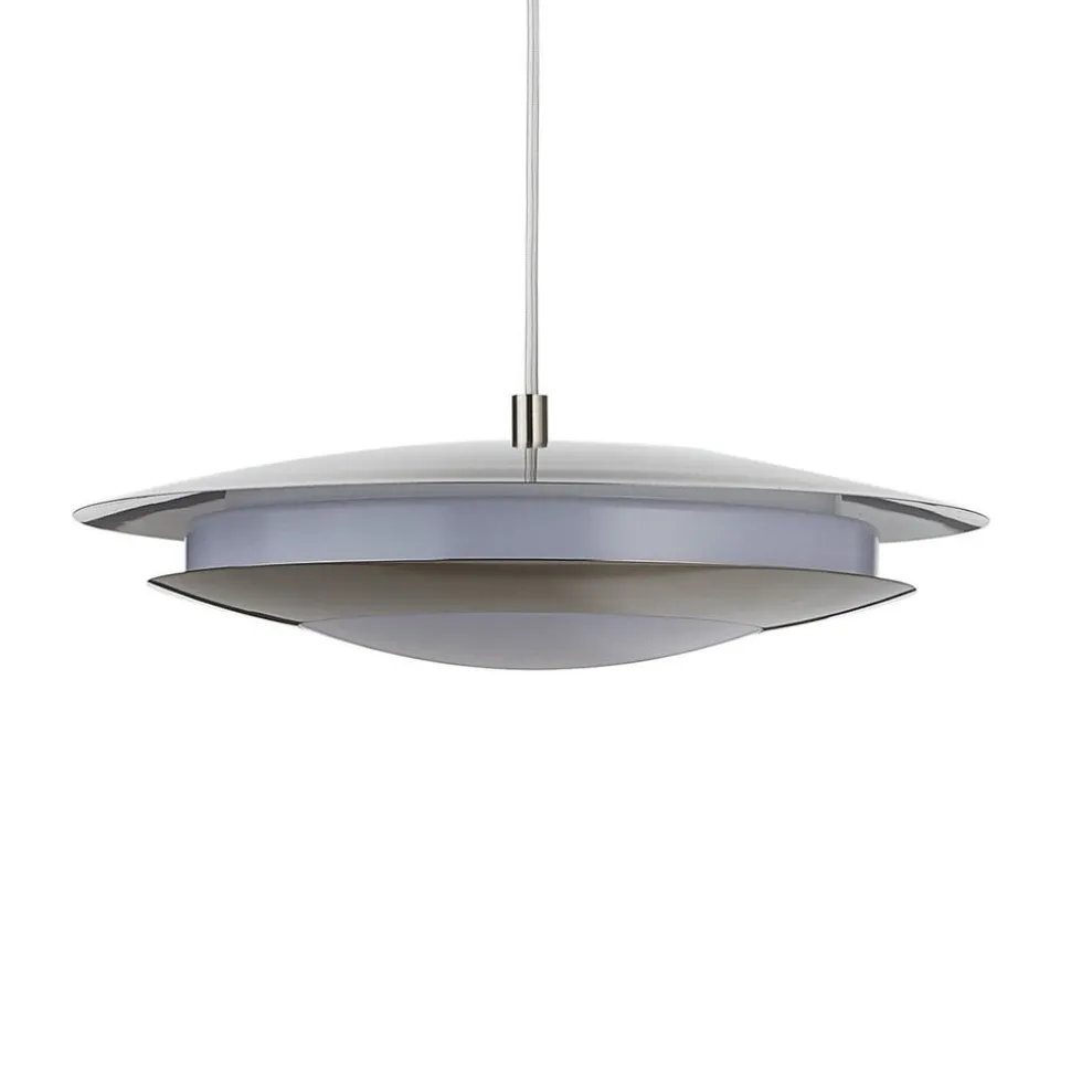 EGLO connect Moneva-C LED-hængelampe nikkel Ø 40,5