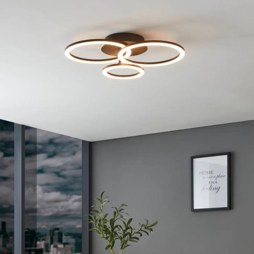 EGLO connect Parrapos-Z LED-loftlampe, 3 lyskilder
