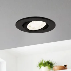 EGLO connect Saliceto-Z LED indbygningslampe, sort