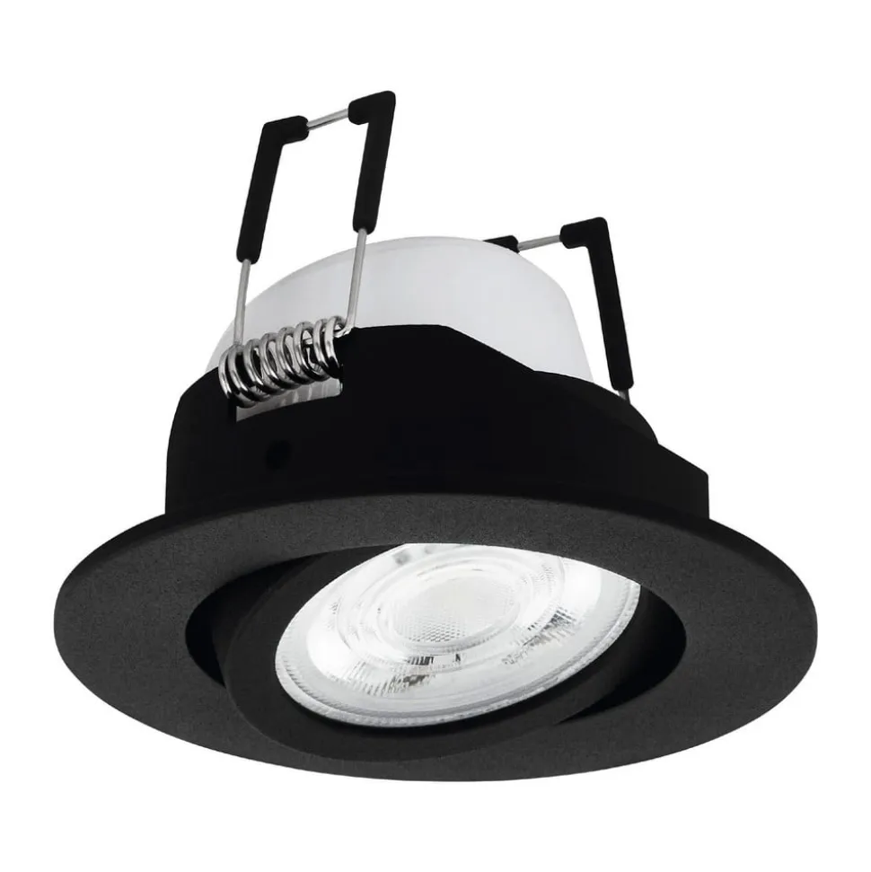 EGLO connect Saliceto-Z LED indbygningslampe, sort