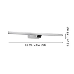 EGLO connect Smart LED-spejllampe Regello-Z, grå