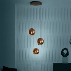 EGLO Stars Of Light Hængelampe Cordoba, 3 lyskilder, rund, kobber