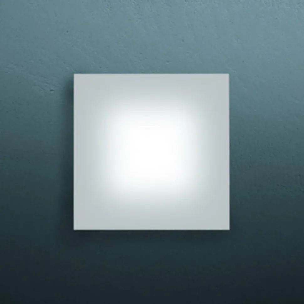 Ekstra flad SOLE LED-væglampe, 12 cm