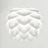 Ekstravagant designet pendellampe Silvia mini hvid
