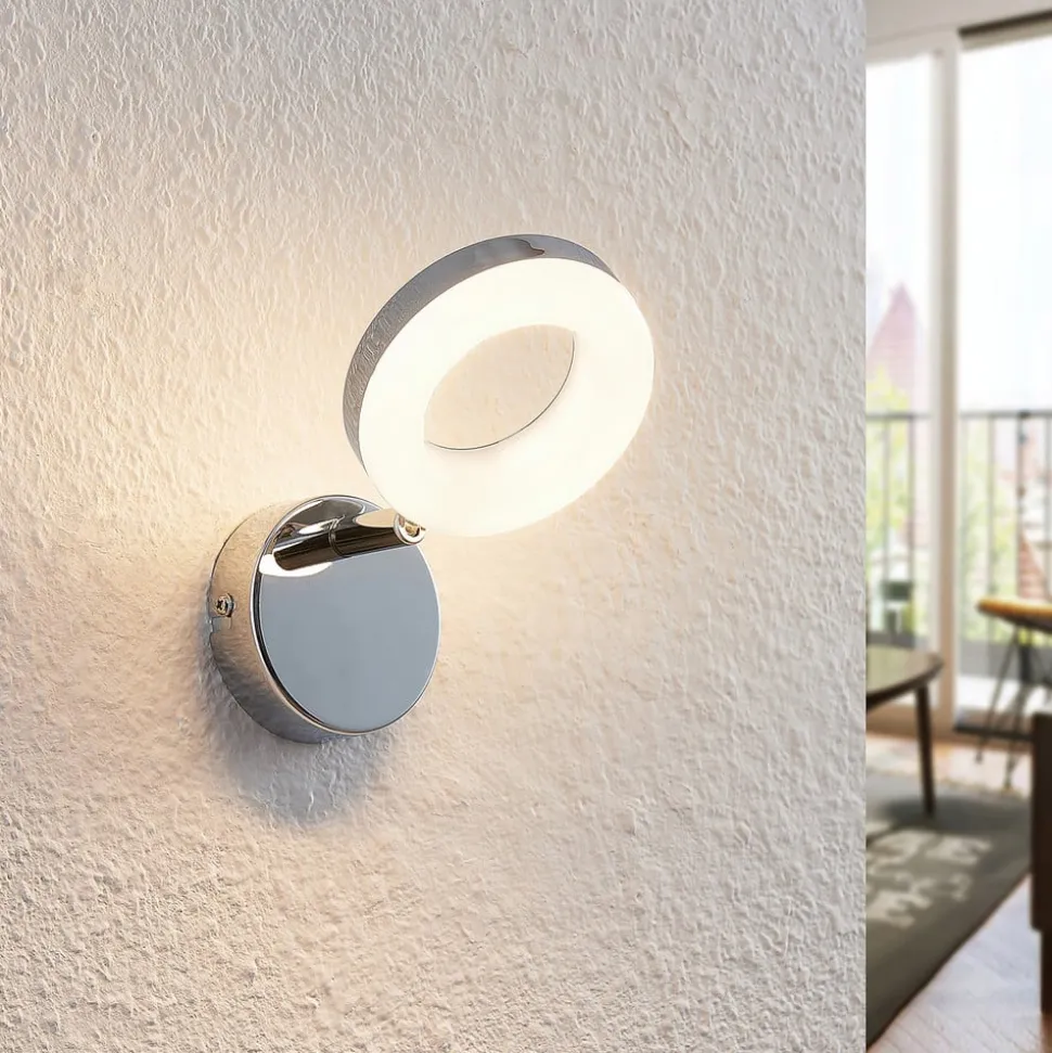 ELC Tioklia LED-spot, krom, 1 lyskilde
